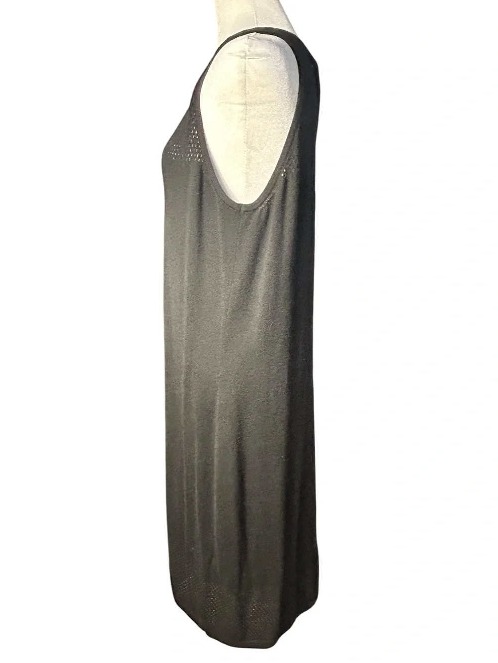 Michael Kors Sleeveless Knit Dress Black L